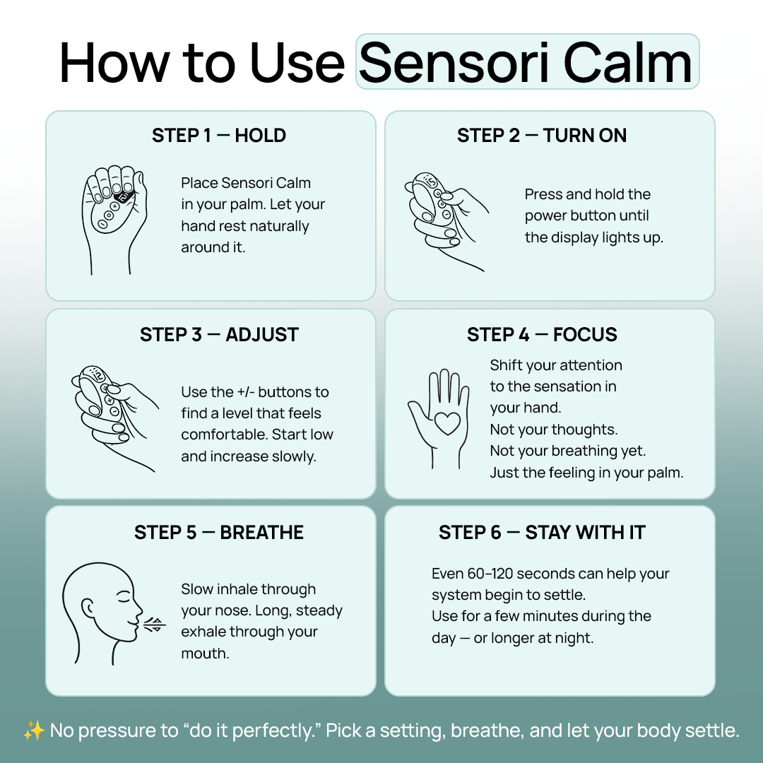 Sensori Calm Sensory Regulation Tool - Stress, Anxiety Relief